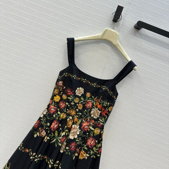 Agua By Agua Bendita Black Floral Sundress - Picture 2 of 9